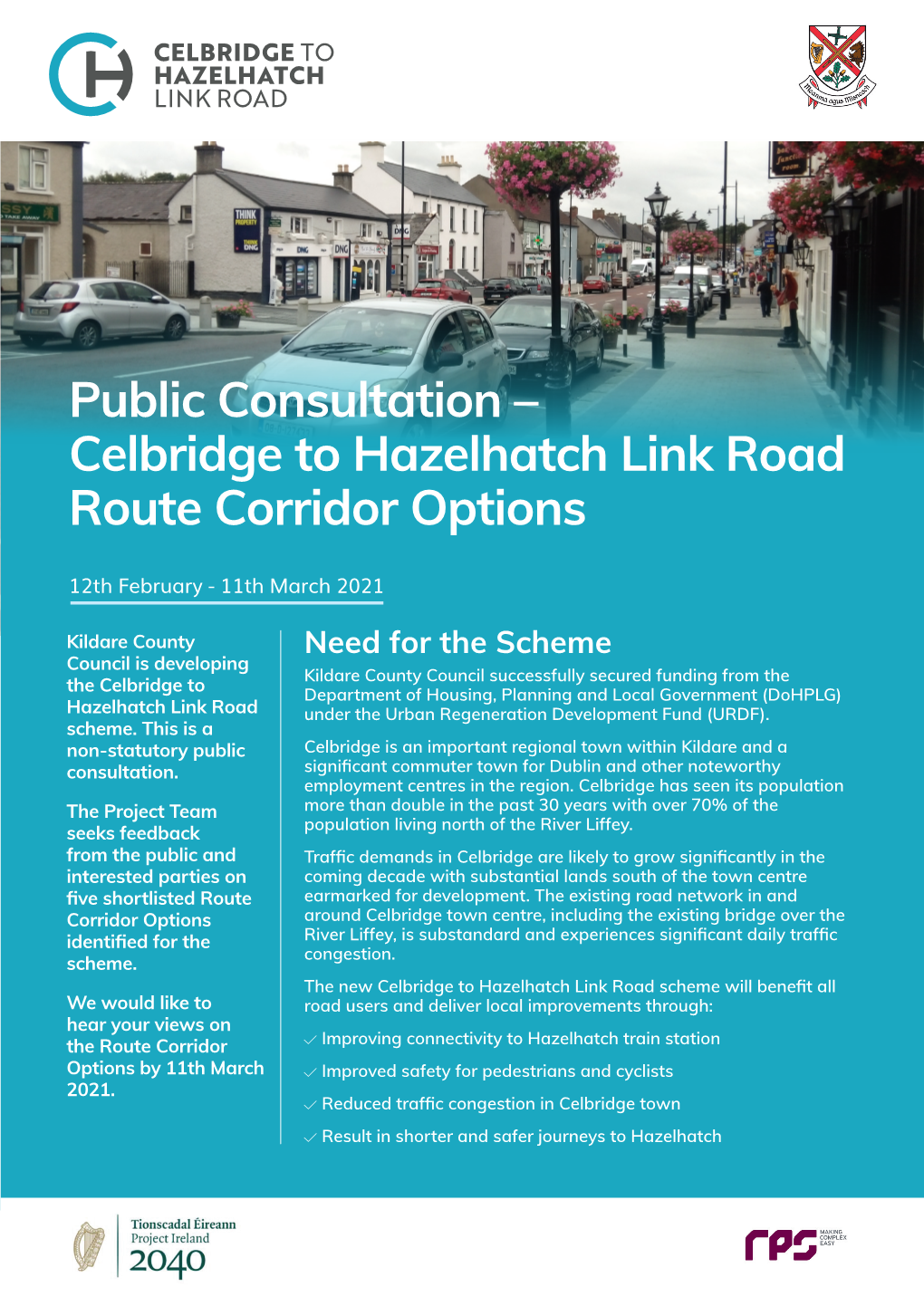 Celbridge to Hazelhatch Link Road Route Corridor Options