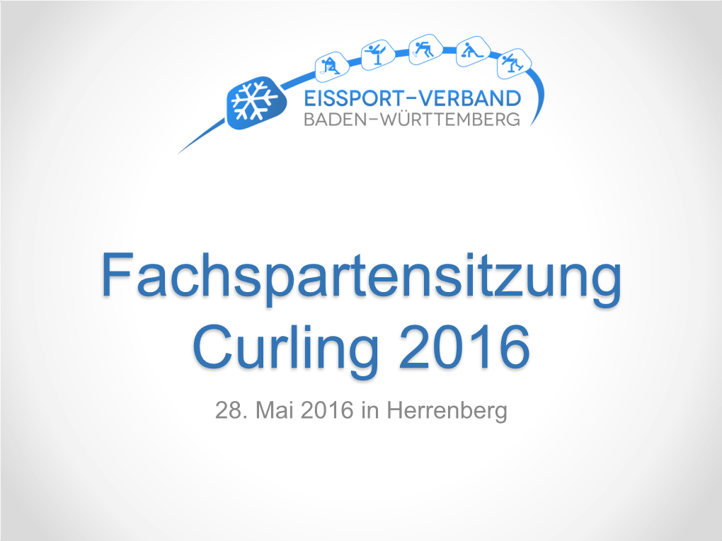 Fachspartensitzung Curling 2016 28