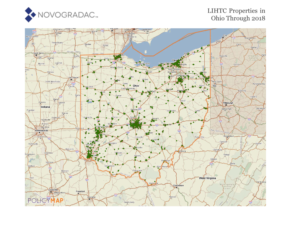 Ohio Through 2018 LIHTC Properties in Ohio Through 2018