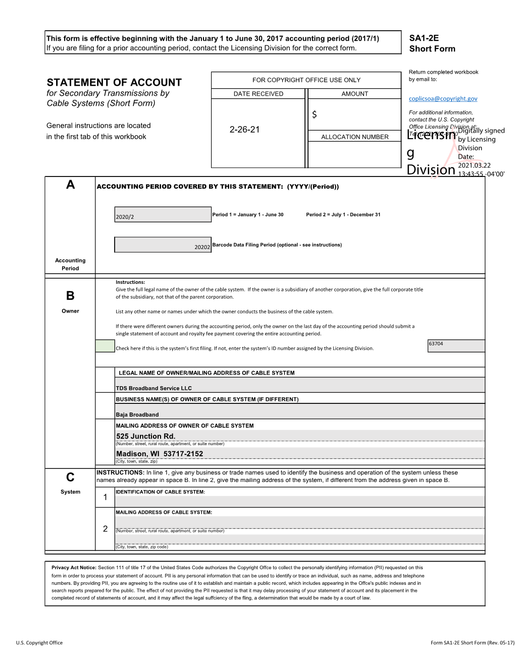 Licensin G Division