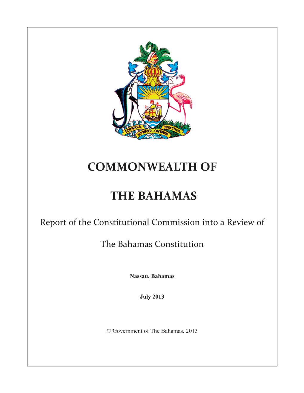 Constitution Commission Report