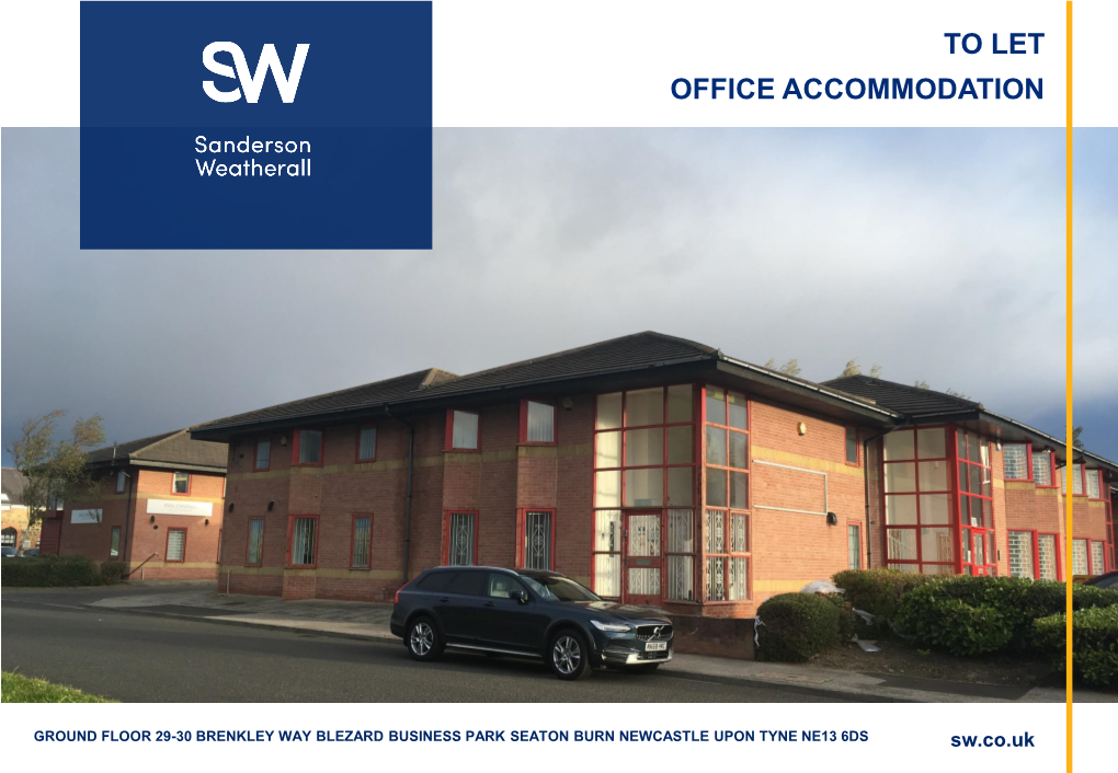 To Let Office Accommodation