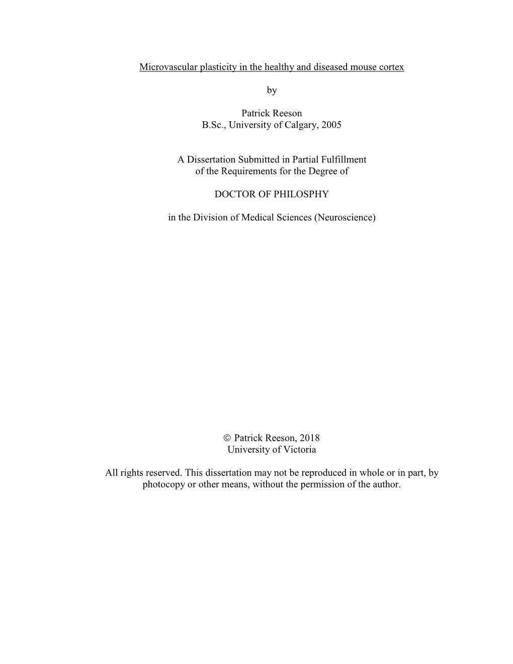 Uvic Thesis Template