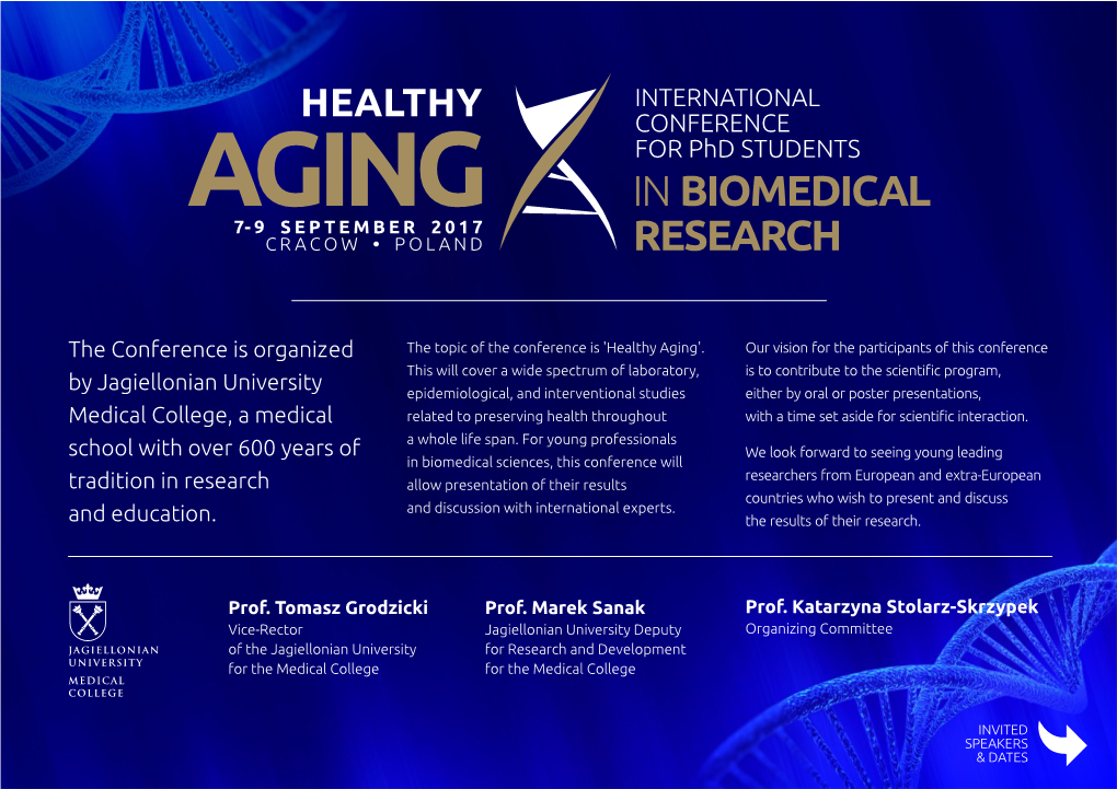 Conference Is 'Healthy Aging'