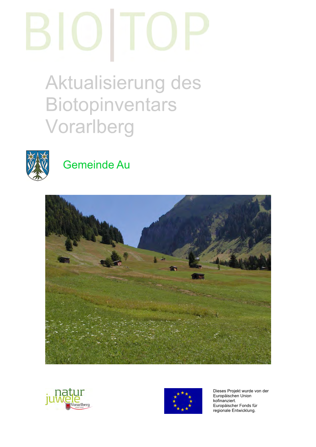 Aktualisierung Des Biotopinventars Vorarlberg