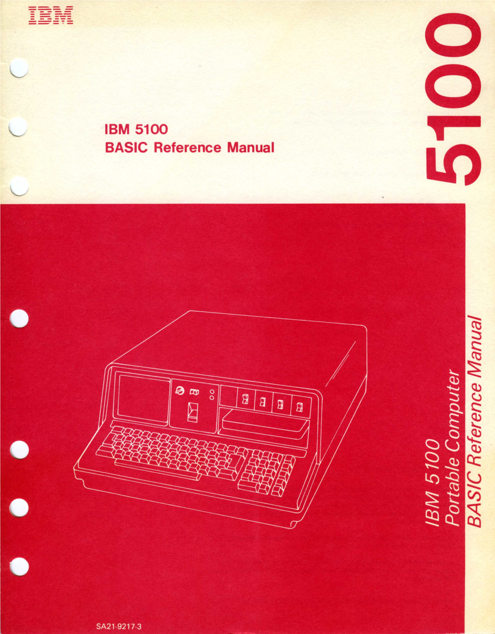 IBM 5100 BASIC Reference Manual