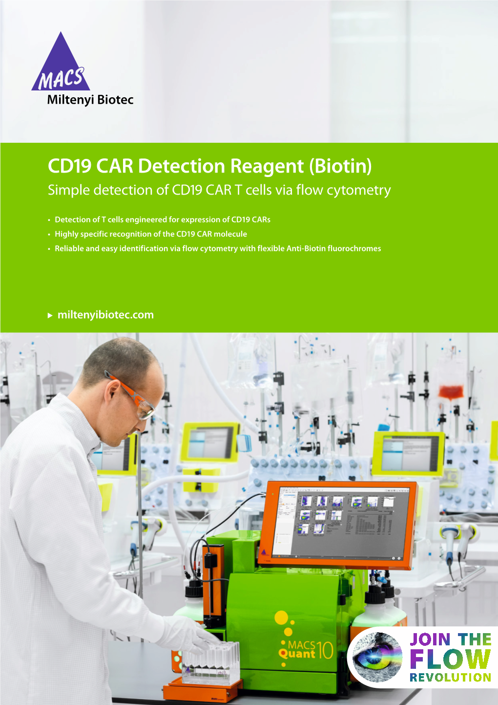 CD19 CAR Detection Reagent (Biotin) Simple Detection of CD19 CAR T Cells Via Flow Cytometry