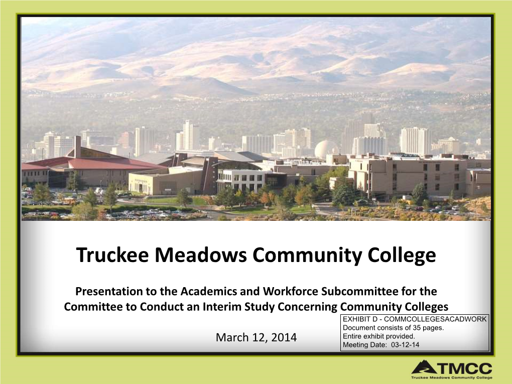 Truckee Meadows Community College