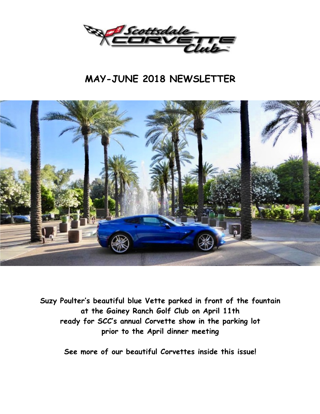 May-June 2018 Newsletter