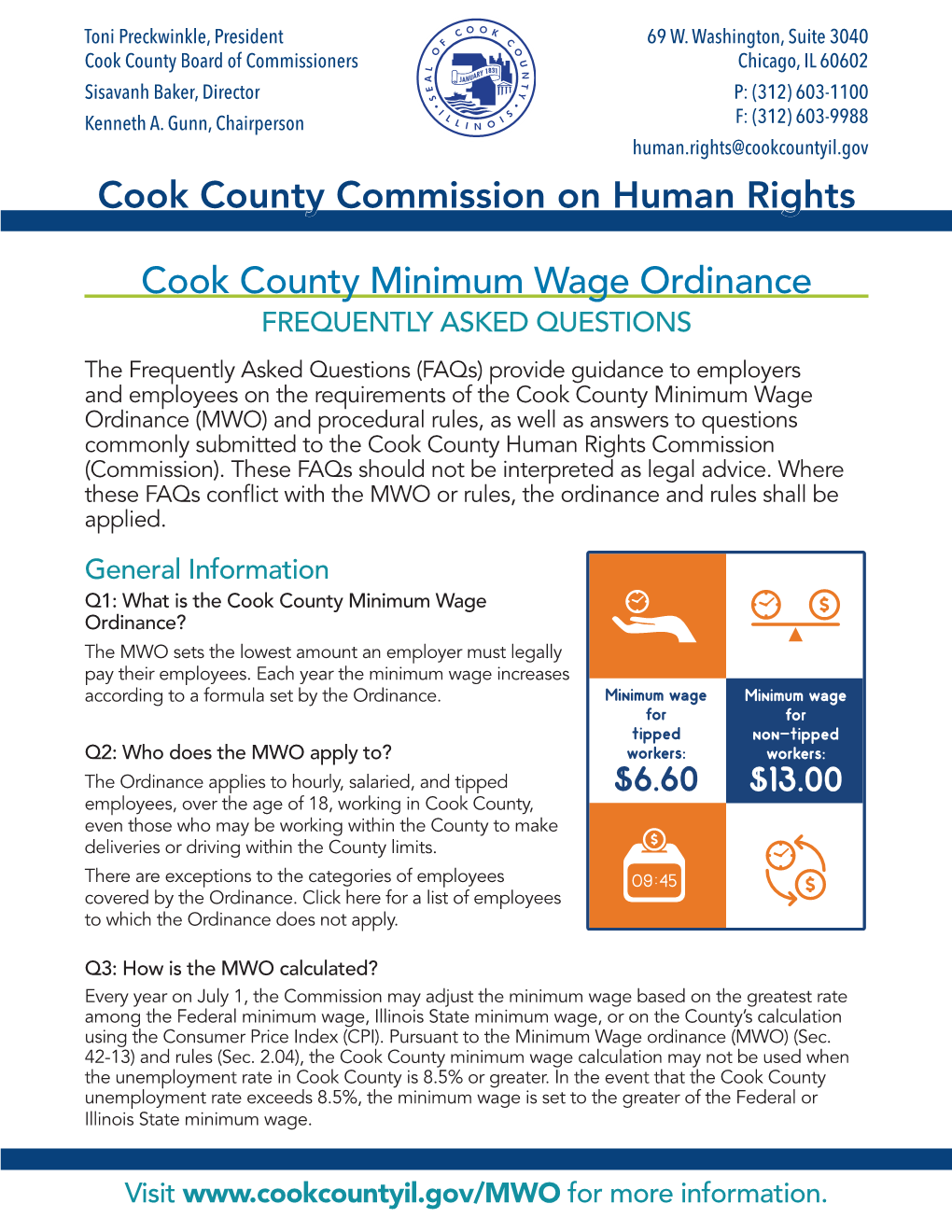 June 9 2021 Cook County Minimum Wage Ordinance FAQ English