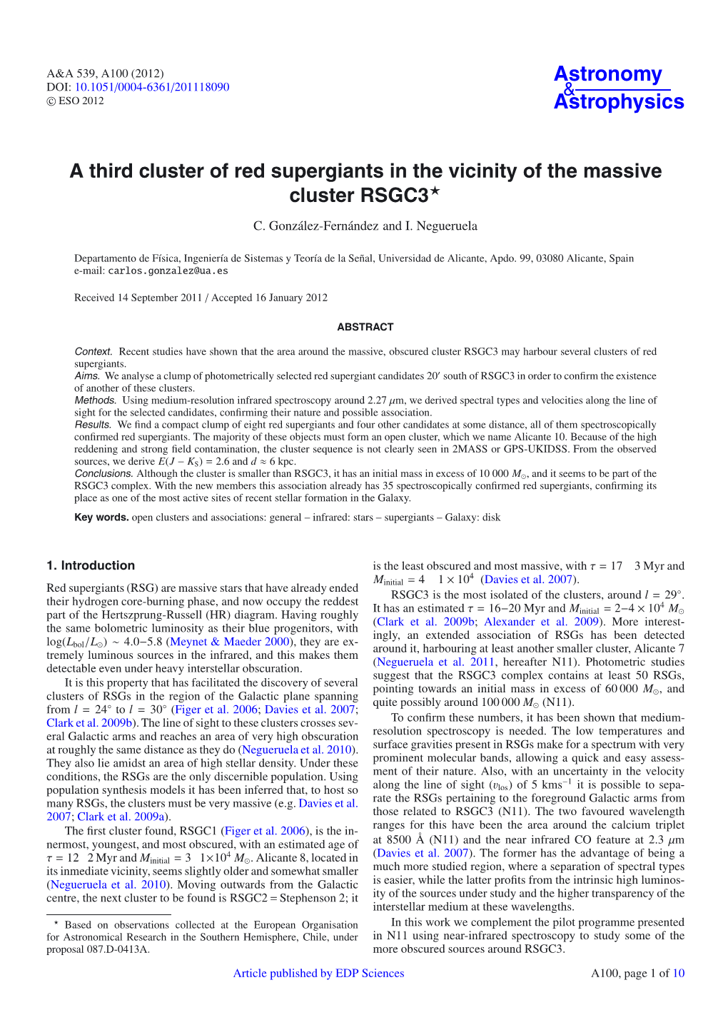 A Third Cluster of Red Supergiants in the Vicinity of the Massive Cluster RSGC3