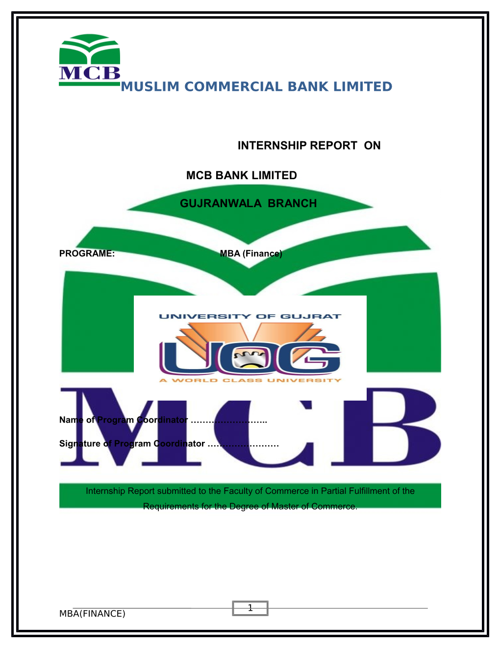 Muslim Commercial Bank Limited
