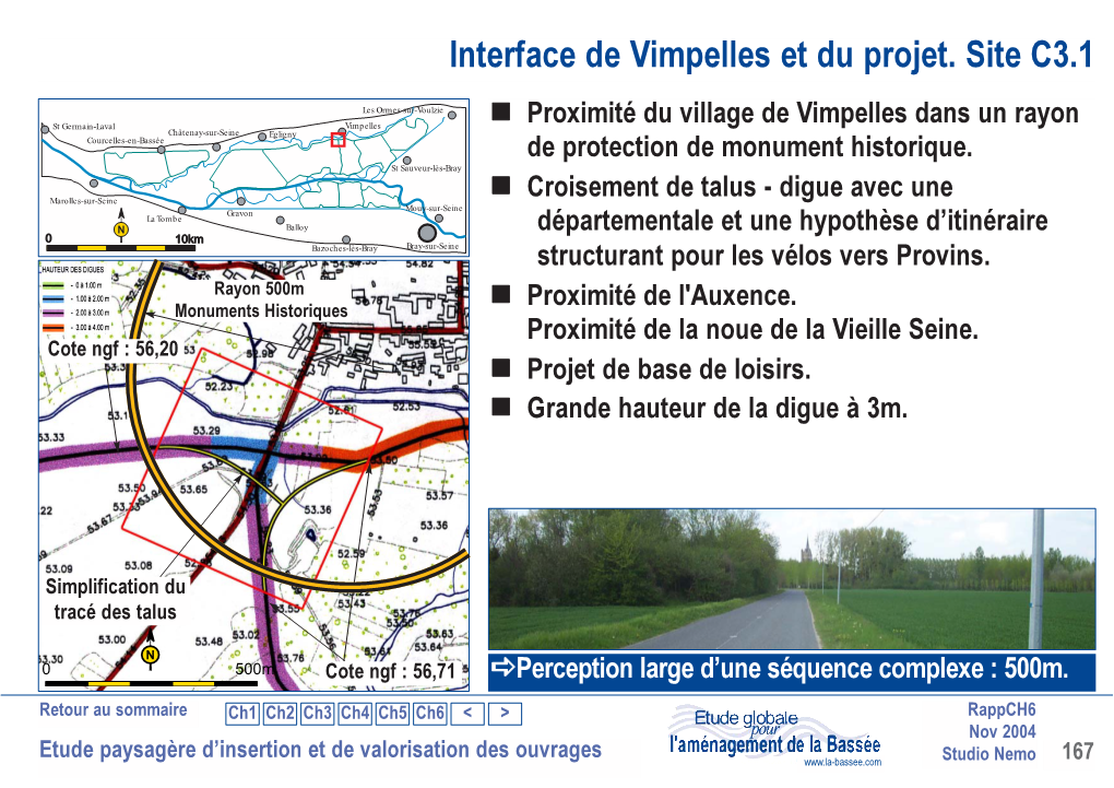 Interface De Vimpelles Et Du Projet. Site C3.1