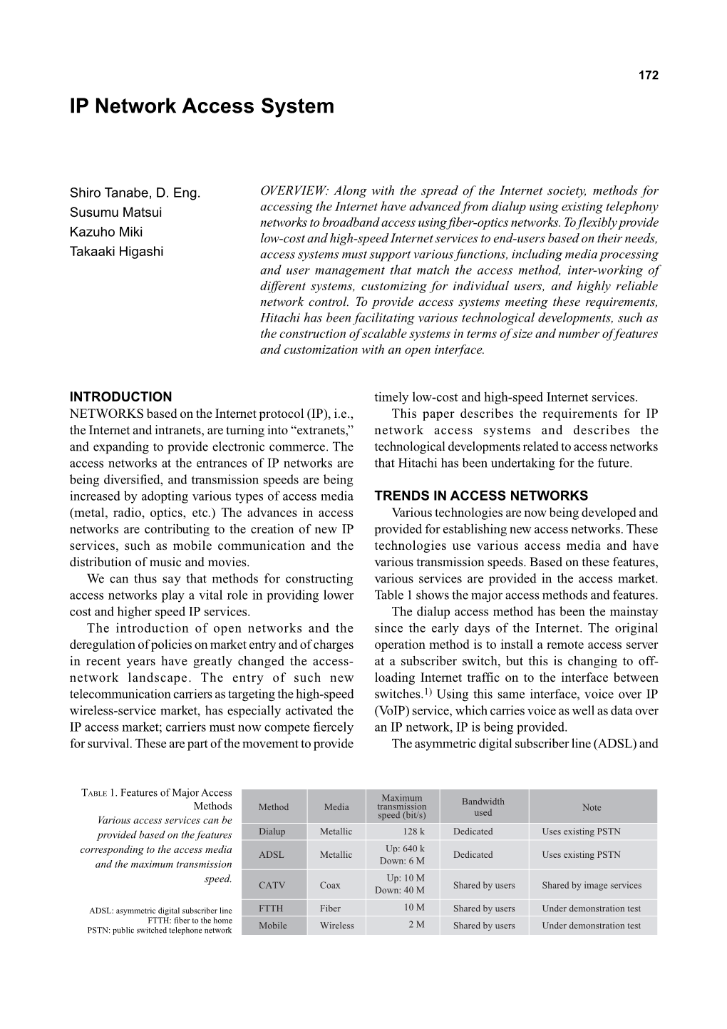 IP Network Access System（PDF Format, 97Kb）