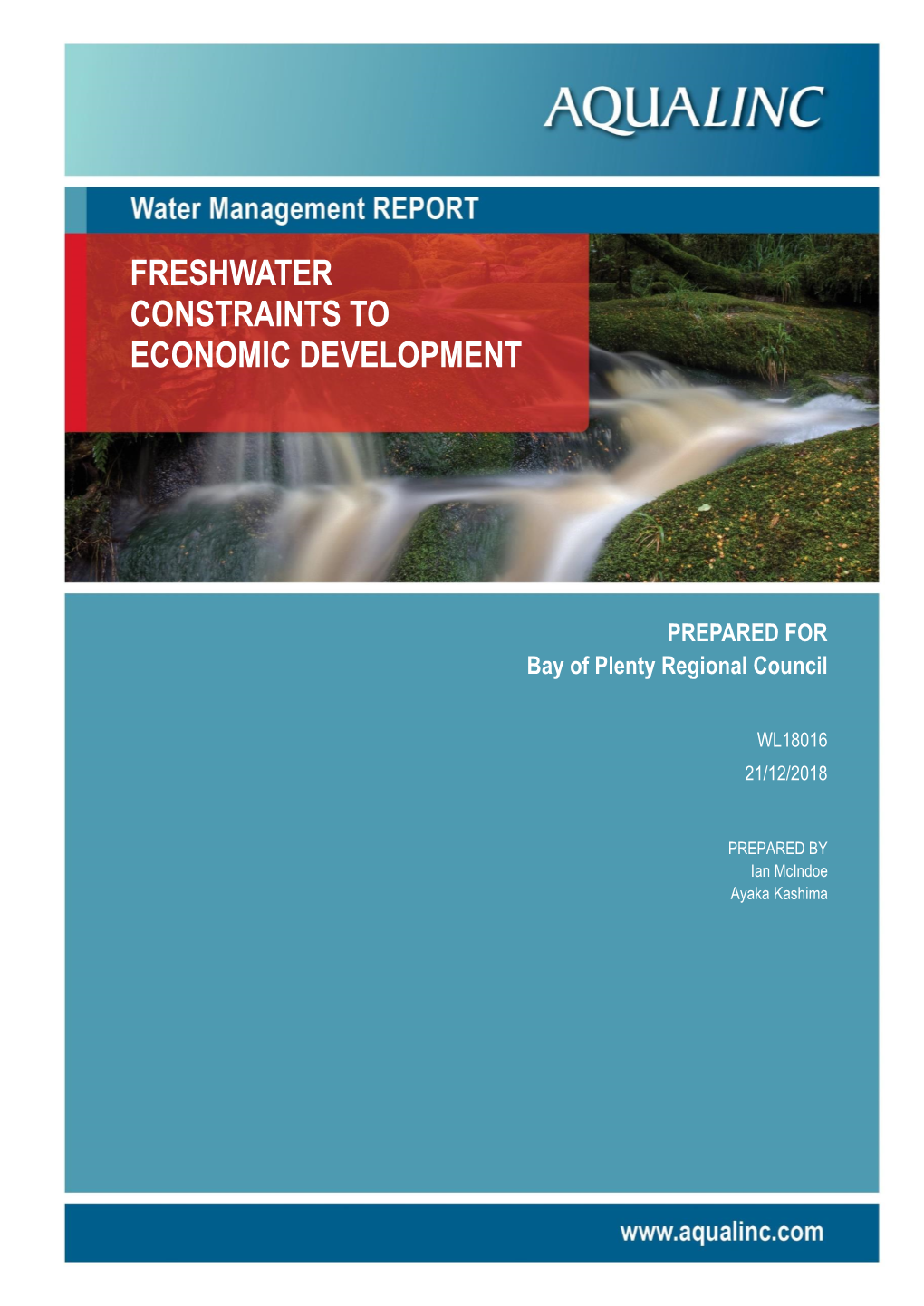 Freshwater Constraints to Economic Development