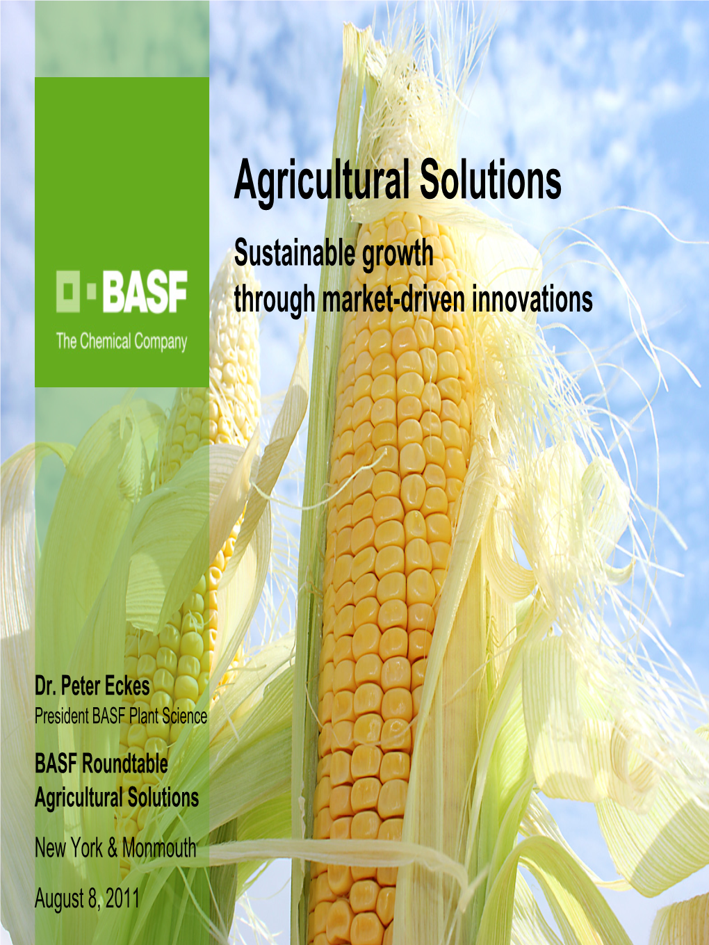 BASF Plant Science Strategy What?
