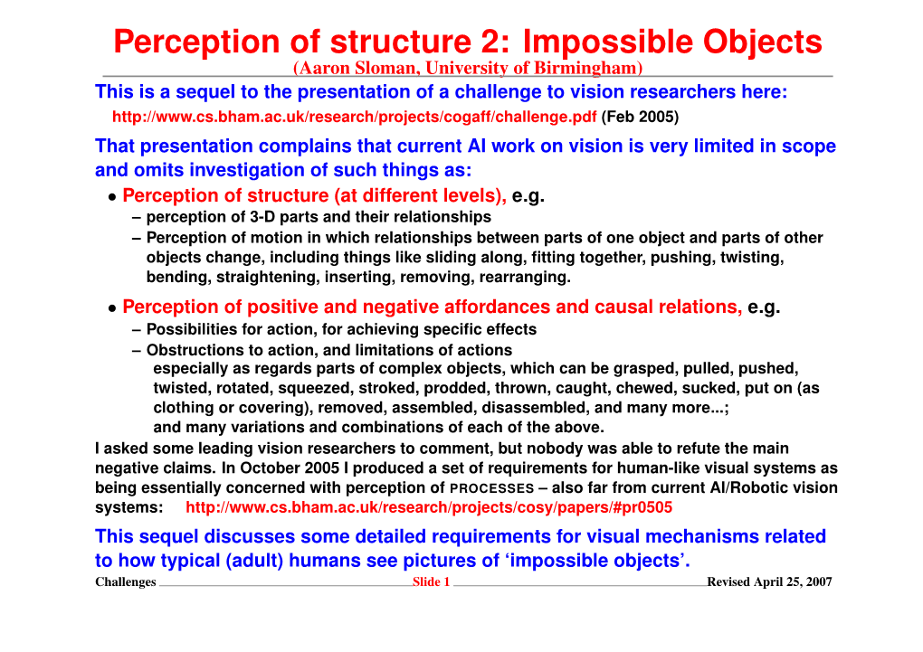 Impossible Objects