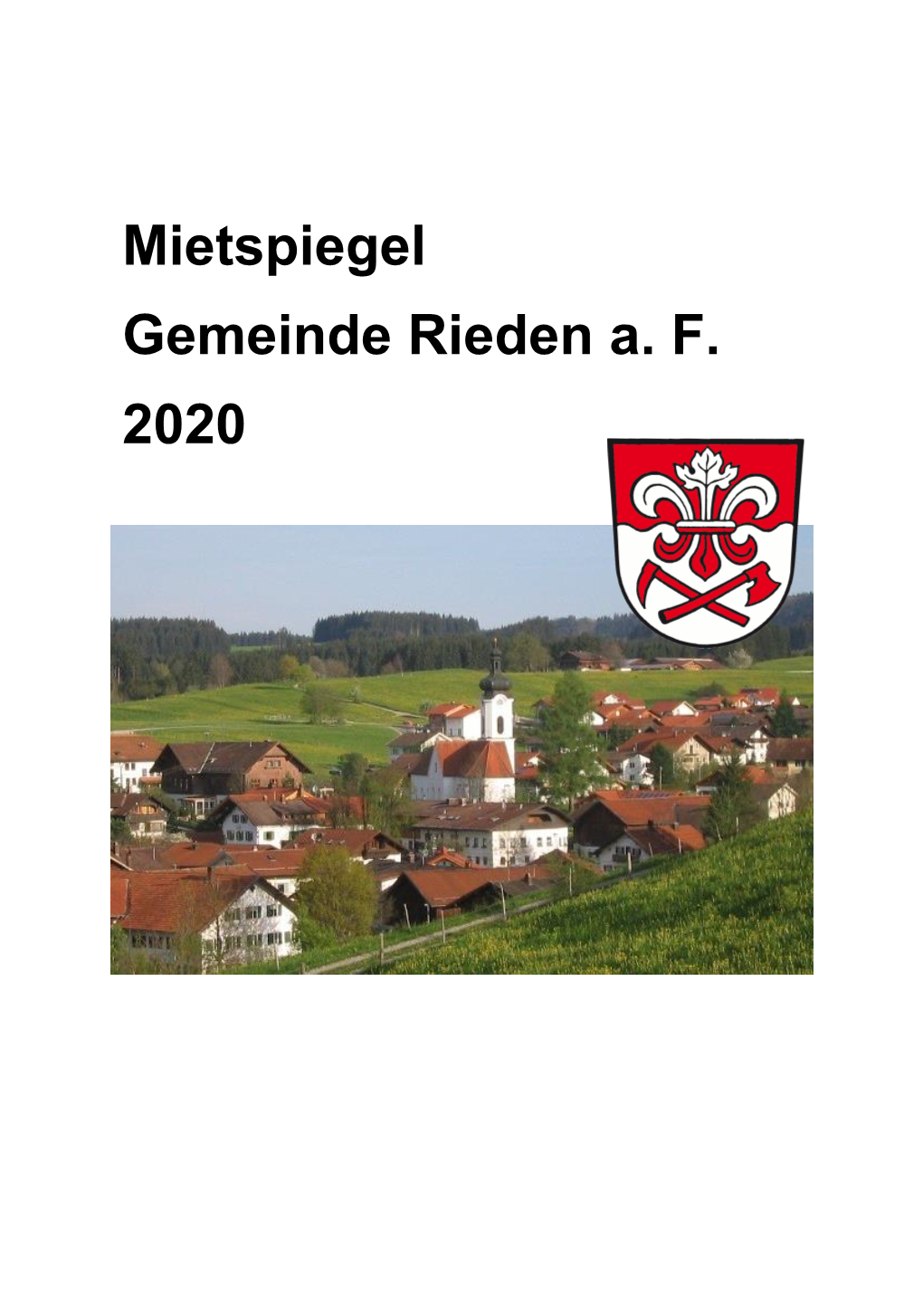 Mietspiegel Gemeinde Rieden A. F. 2020