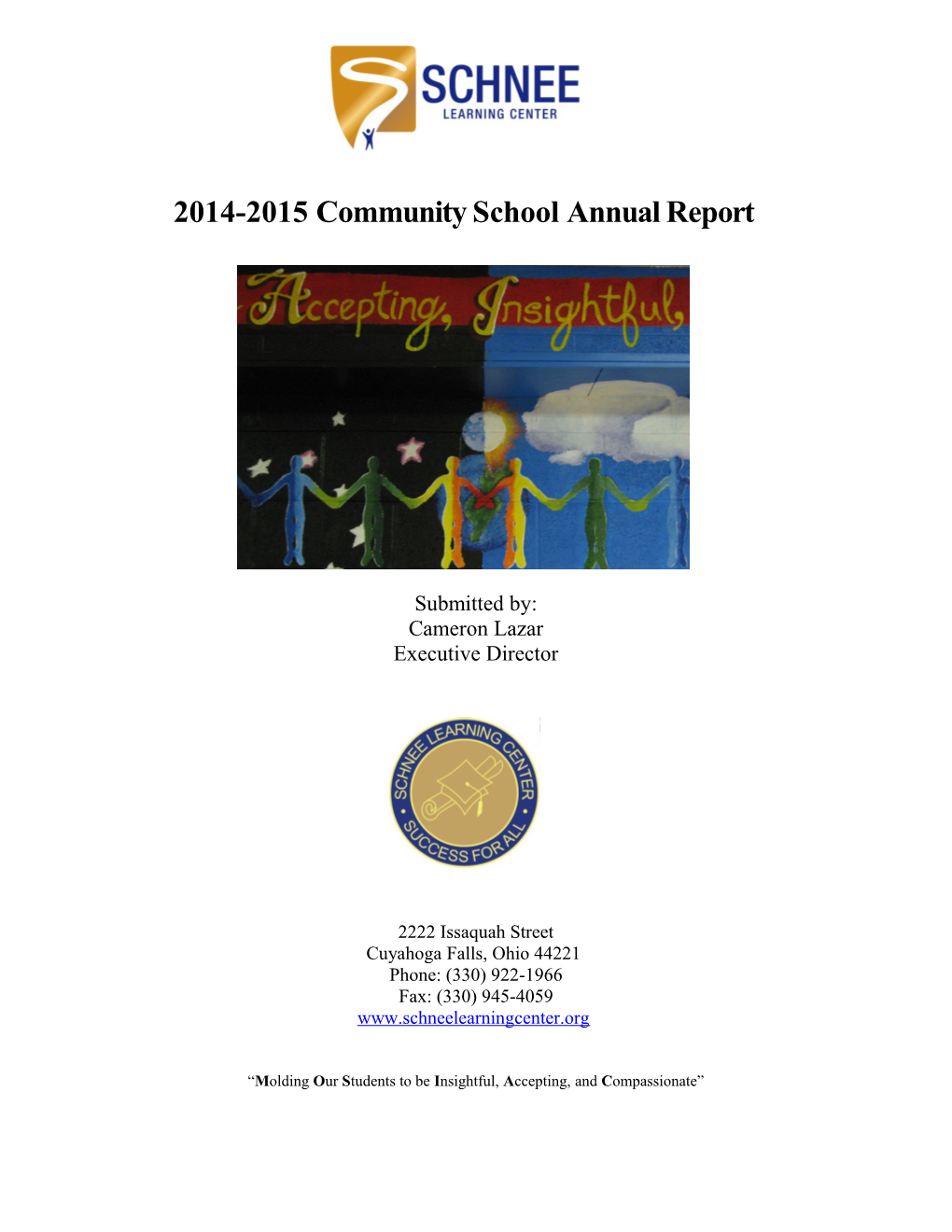 2014-2015 Community School Annual Report