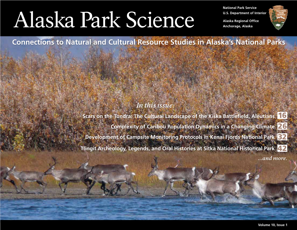 Connections to Natural and Cultural Resource Studies in Alaska's National Parks