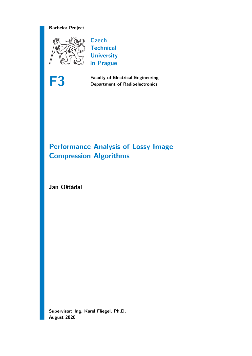 Performance Analysis of Lossy Image Compression Algorithms