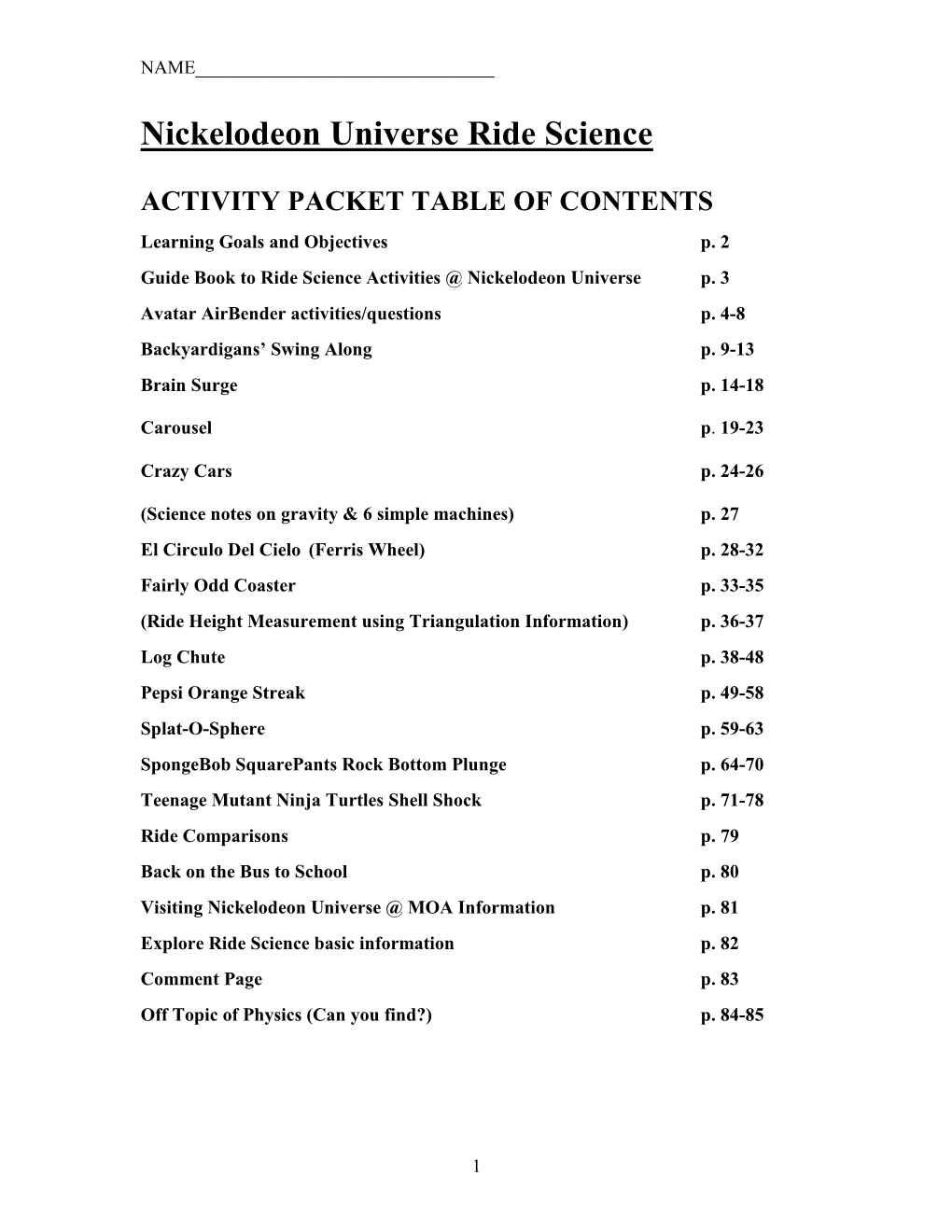 NU-Physics-Packet Teacher.Pdf