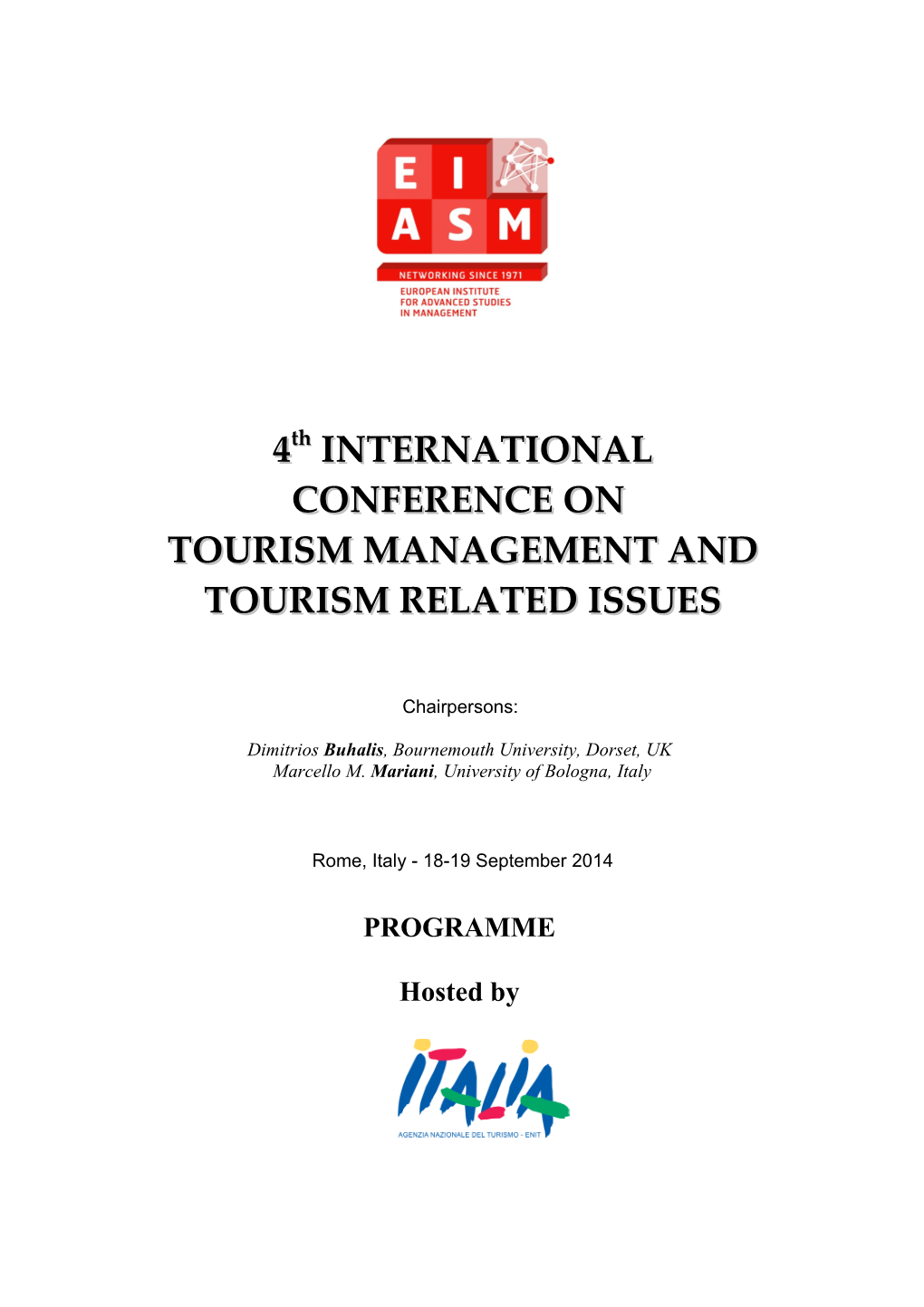 4Th INTERNATIONAL CONFERENCE ON