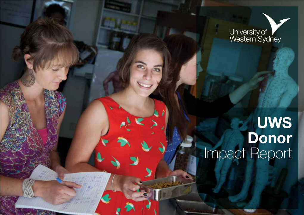 UWS Donor Impact Report