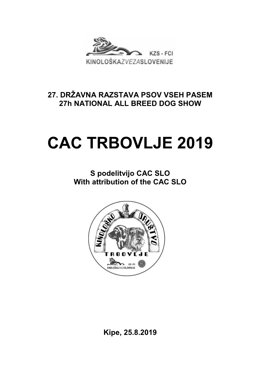 Cac Trbovlje 2019