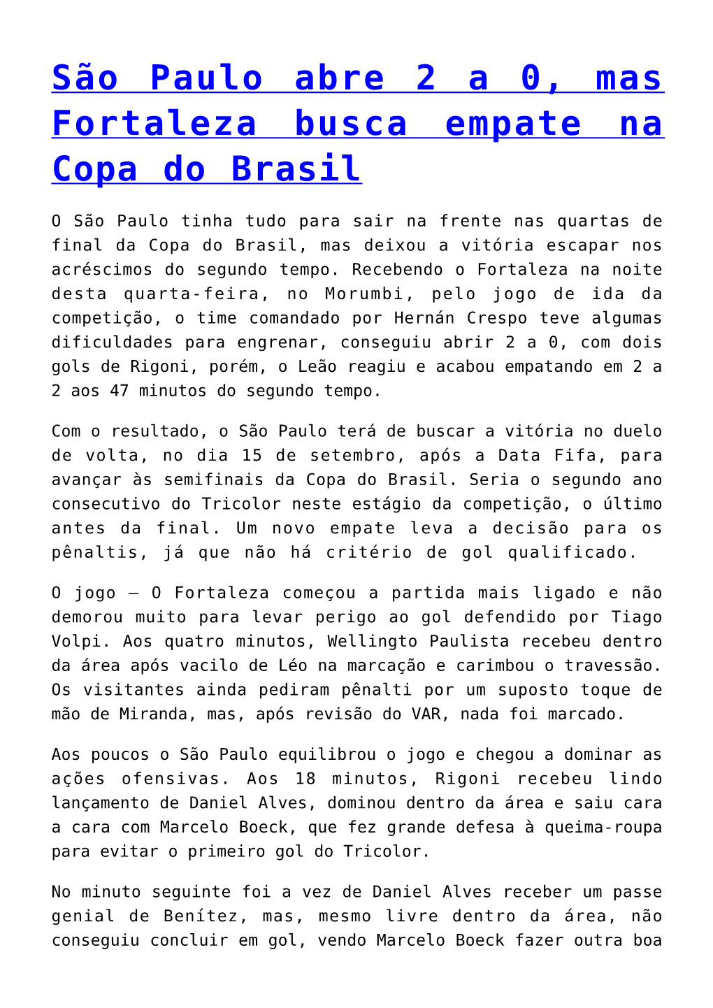 Palmeiras Sofre Três Gols E É Derrotado Pelo RB Bragantino Fora