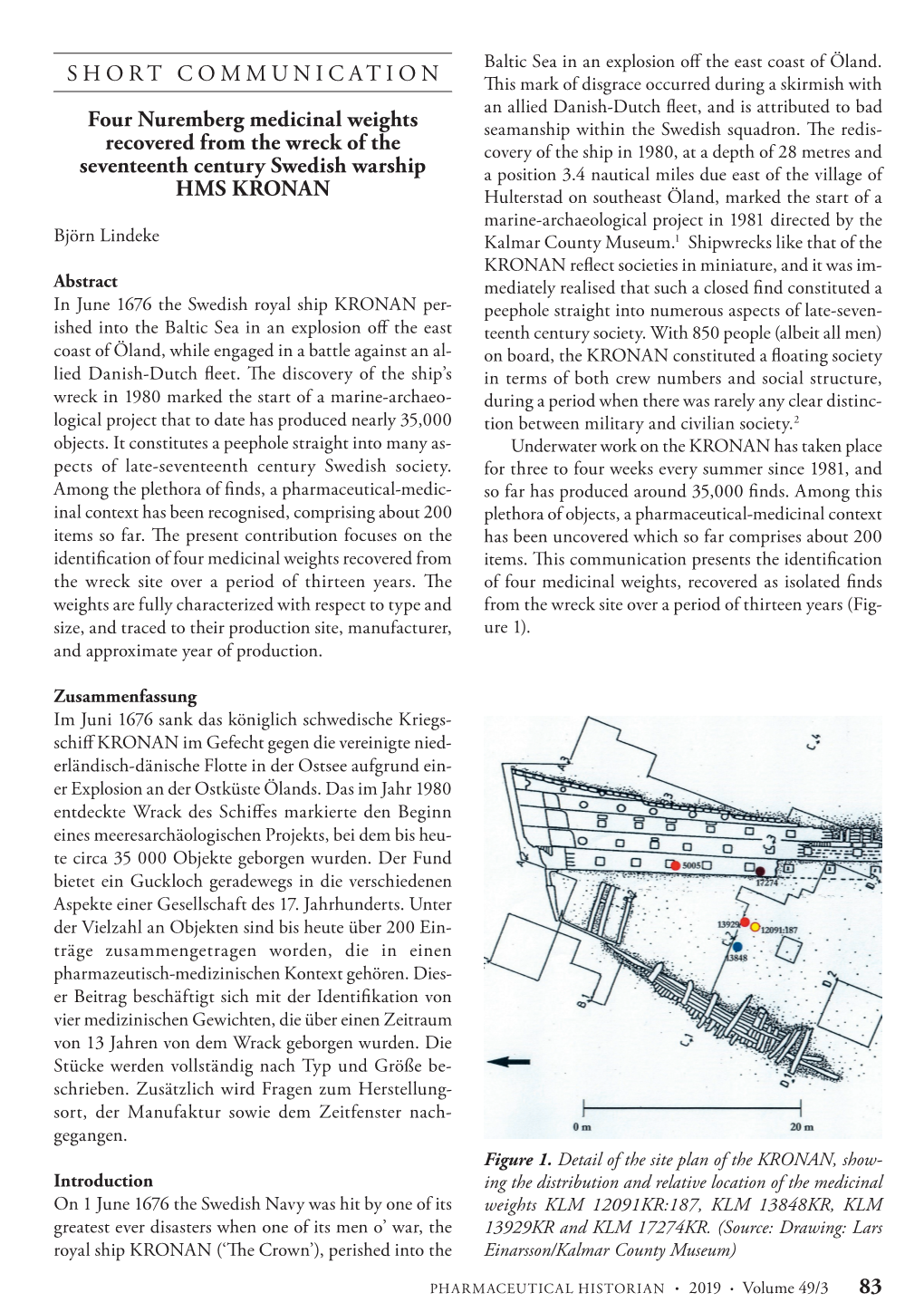 Four Nuremberg Medicinal Weights Recovered from the Wreck of The