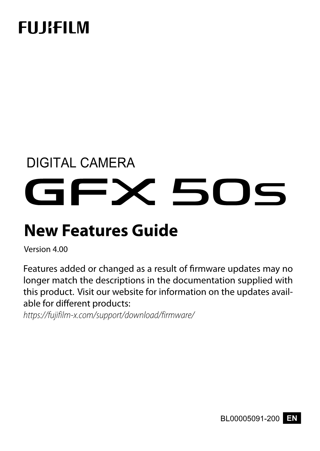 New Features Guide Version 4.00