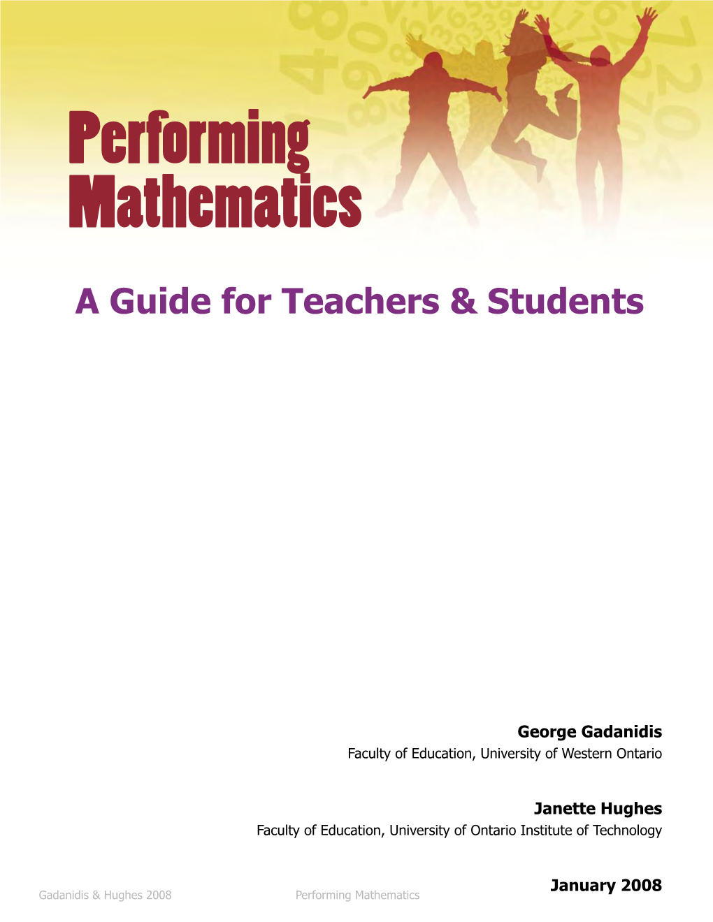 Performing Mathematics