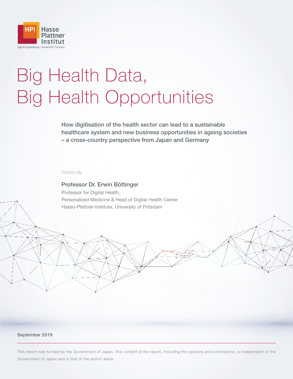 Big Health Data, Big Health Opportunities
