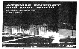 Atomic Energy and Your World.Pdf