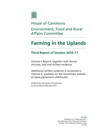 Farming in the Uplands
