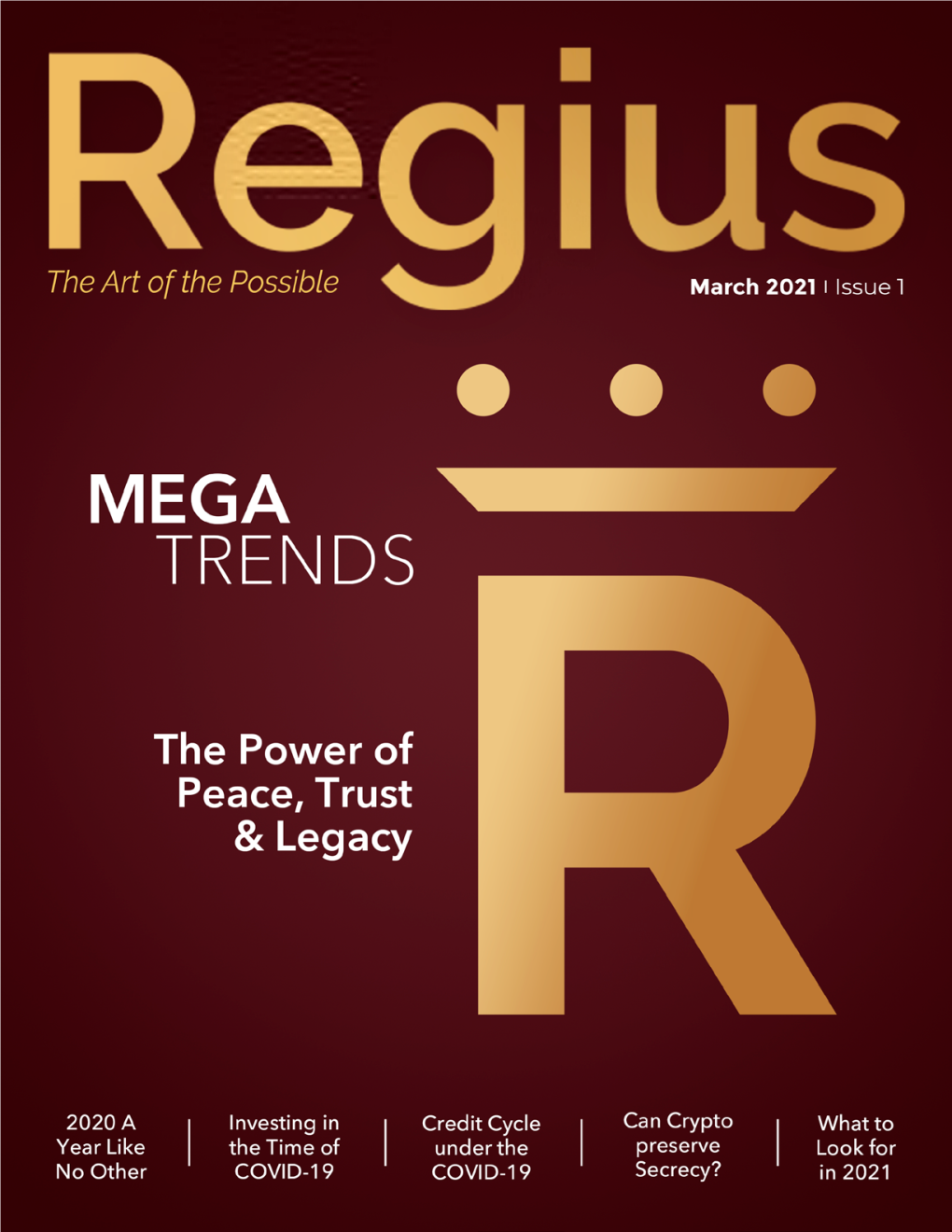 An Article Summarizing Their Findings in Regius Magazine