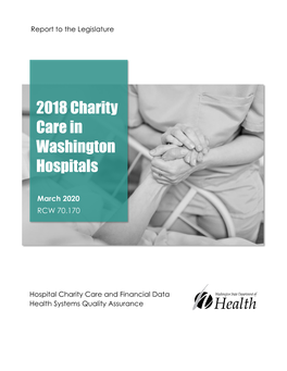 2018 Charity Care Report
