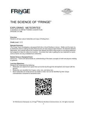The Science of “Fringe”