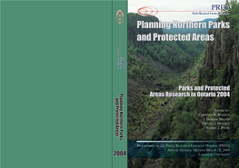 PRFO-2004-Proceedings: Planning Northern Parks and Protected Areas