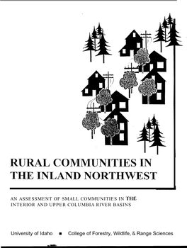 Rural Communities in the Inland Northwest
