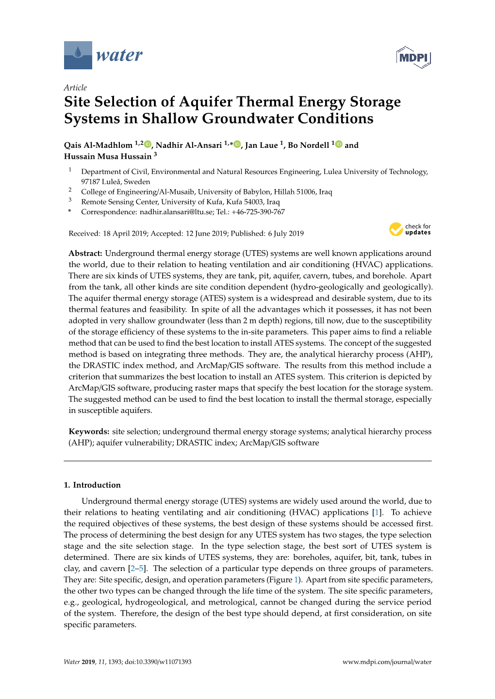 Site Selection of Aquifer Thermal Energy Storage Systems in Shallow Groundwater Conditions