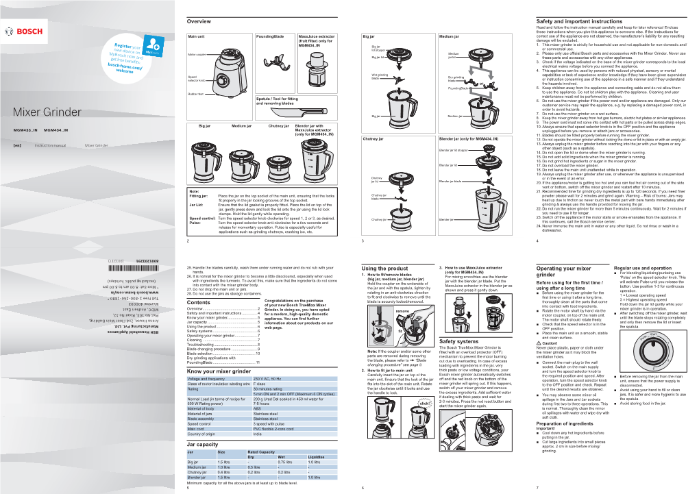 Mixer Grinder Mixer Grin