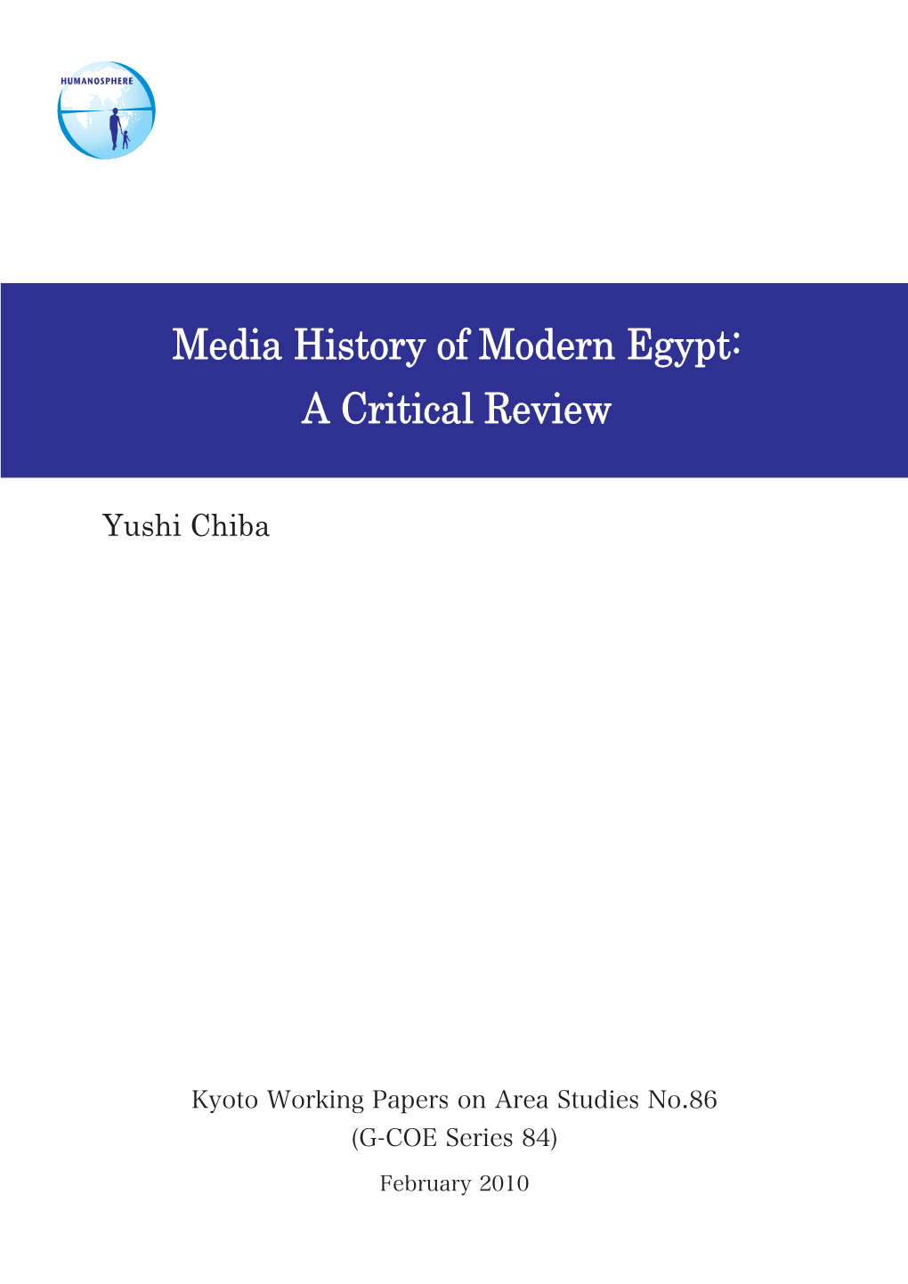 Transition of Mass Media in Contemporary Egypt