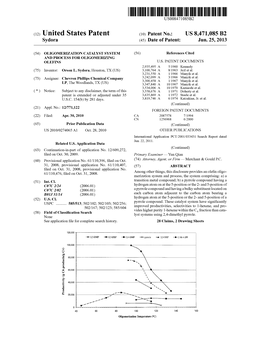 (12) United States Patent (10) Patent No.: US 8.471,085 B2 Sydora (45) Date of Patent: Jun