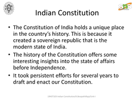 Indian Constitution