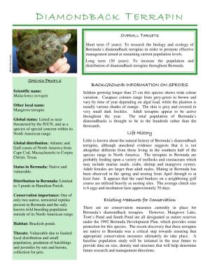 Diamondback Terrapins in Order to Promote Effective Management Aimed at Sustaining Current Population Levels