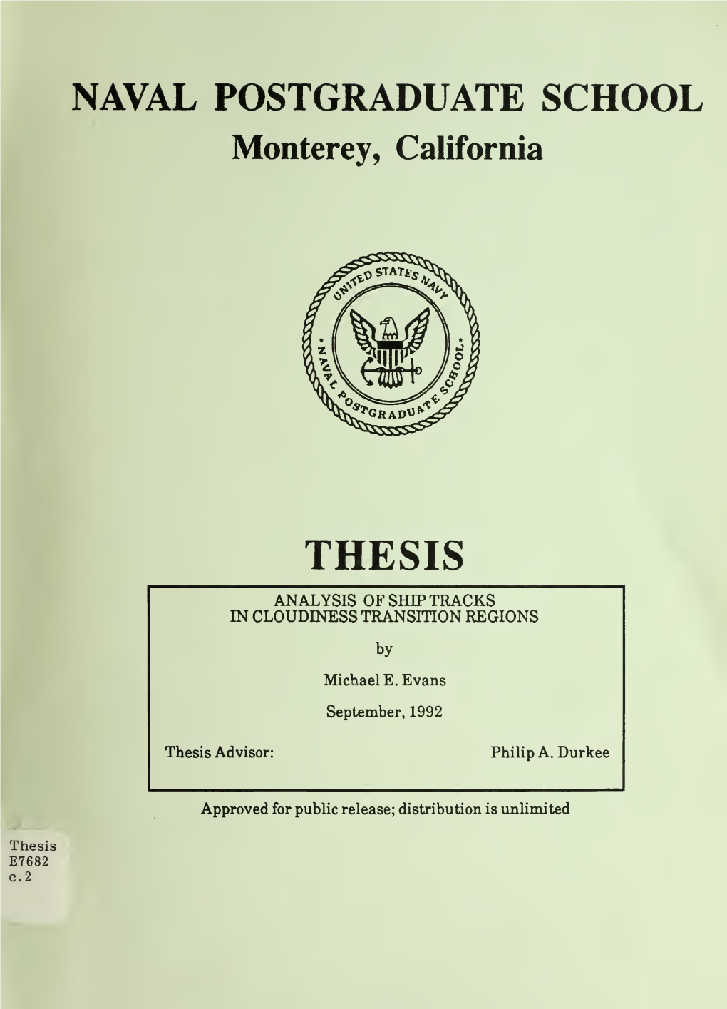 Analysis of Ship Tracks in Cloudiness Transition Regions