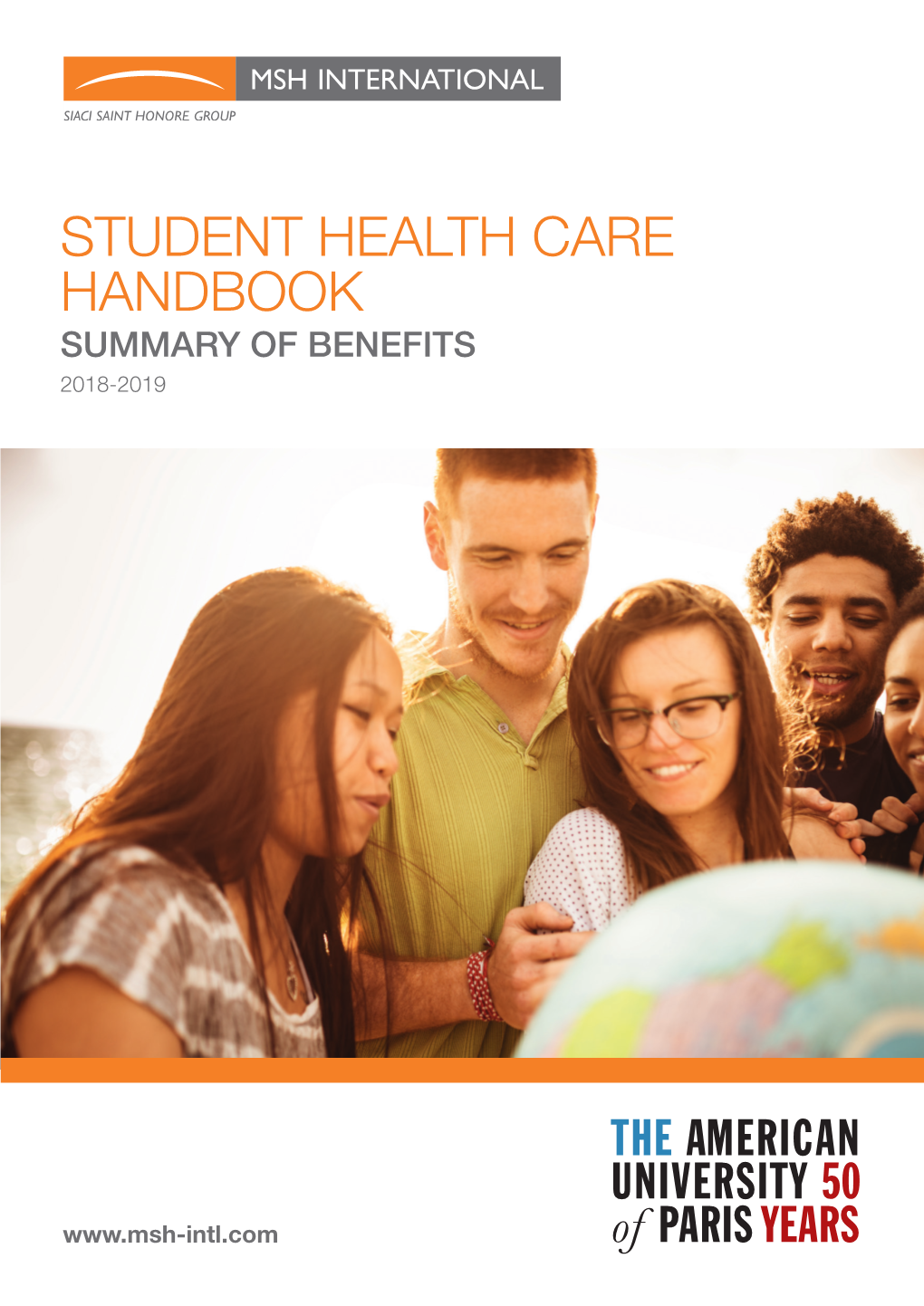 Student Health Care Handbook Summary of Benefits 2018-2019