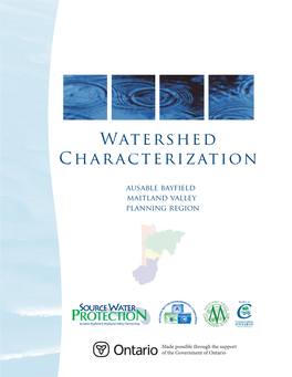 Watershed Characterization